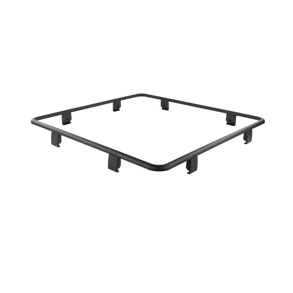 ARB Base Roof Rack Full Rail 1780180 heavy-duty black powder-coated steel frame with cast aluminum clamps for off-road vehicles