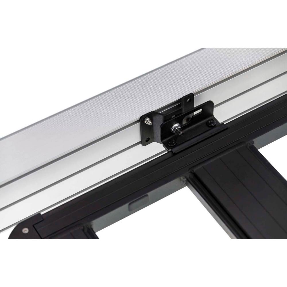 ARB Base Roof Rack Quick Release Awning Bracket 1780260 powder-coated steel mounting on BASE Rack dovetail channel