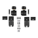 ARB Base Roof Rack Shovel Holder 1780270 with lockable flip-down clamps and mounting hardware for 32-42mm handles