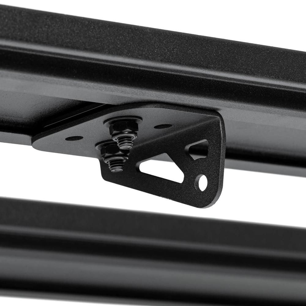 ARB Base Roof Rack Under-Rack Light Bar Mount 1780490 black powder-coated steel bracket with stud plate for off-road lighting installation