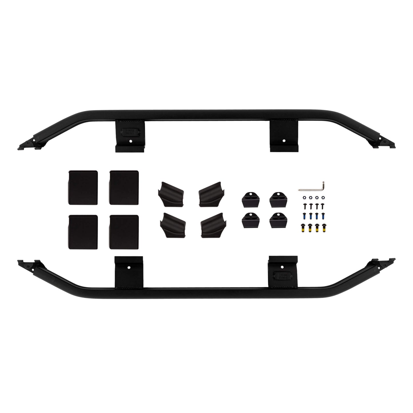 ARB BASE Rack Trade Guard Rails 1780600 heavy-duty steel rails and mounting hardware for off-road vehicle roof racks