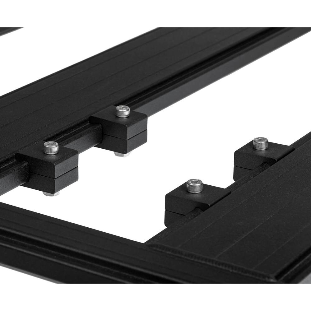ARB Base Roof Rack Alloy Block Set 1780610 powder-coated aluminum mounting blocks with bolts for secure attachment on BASE Rack rails