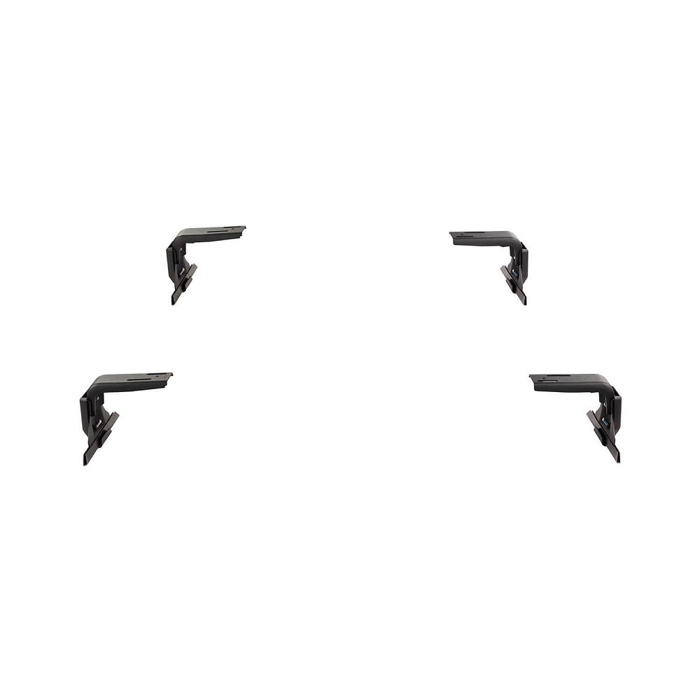 ARB Base Roof Rack Mounting Kit 17900020 with integrit black finish, steel gutter runners, and support plates for off-road vehicles