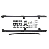 ARB BASE Rack Mount Kit 17913010 for Land Cruiser 100 Series with textured black steel support plates and vehicle-specific hardware