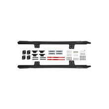 Load image into Gallery viewer, A set of ARB Base Rack Mounting Kit 17914050 parts and hardware for a Toyota Hilux vehicle.