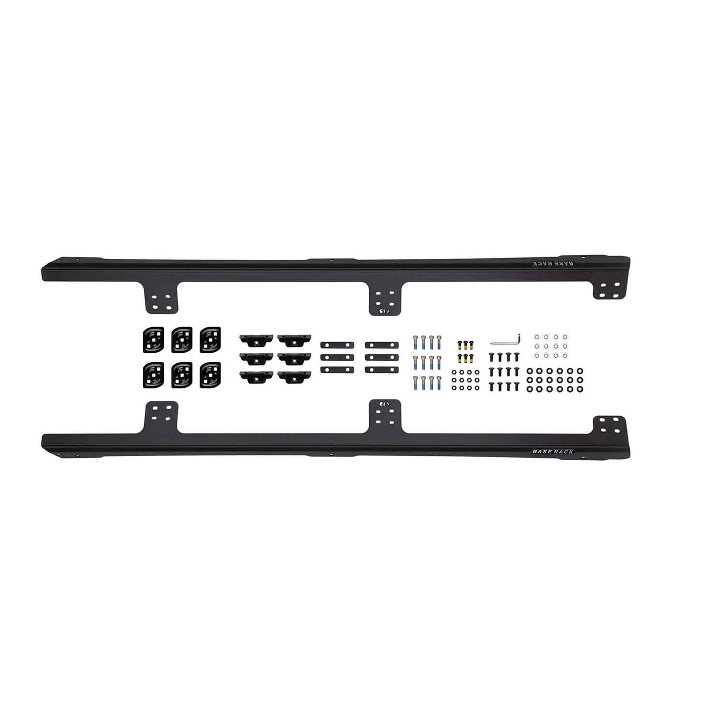 ARB BASE Rack Mount Kit 17915030 heavy-duty black textured steel mounting rails and hardware for off-road vehicle roof racks