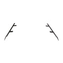ARB BASE Rack Mount Kit with Deflector 17940050 heavy-duty steel mounts for 2019-2021 Ford Ranger roof rack installation