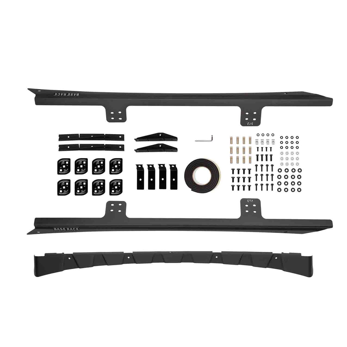 ARB BASE Rack Mount Kit with Deflector 17940050 heavy-duty mounts and hardware for 2019-2021 Ford Ranger roof rack installation