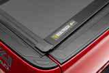 bak BAKFlip MX4 Hard Folding Tonneau Cover 448446 for Toyota Tacoma (24-ON) with reinforced hinge and textured black panels