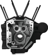 S&S Cycle 07-16 BT Engines w/ 4-1/8in Bore Super Stock T2 Crankcase - Wrinkle Black