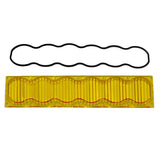 Baja Designs OnX6 Wide Driving Lens Kit - Amber with gasket, heavy-duty polycarbonate construction for off-road light bar applications