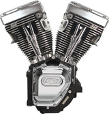 S&S Cycle 99-06 BT T124 Long Block Engine w/ 585 Cam - Silver