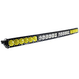 Baja Designs OnX6 Arc Series Dual Control Pattern 40in LED Light Bar - Amber/White with heavy-duty housing for off-road vehicles