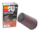 knnRU-2815 K&N Universal Clamp-On Air Filter 5in FLG / 6-1/2in B / 4-3/8in T / 8-3/4in H high-flow replacement filter element