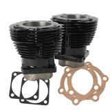 S&S Cycle 36-47 UHV Engines 3-5/8in Bore Cylinder Set - Hi-Temp Black