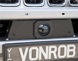 ARB Front Combination Bumper 3450420B for Jeep Grand Cherokee (2014-2016) - Radar sensor housing with durable steel panel