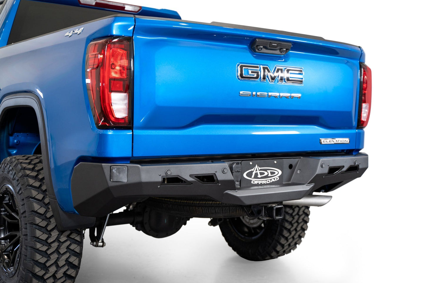Addictive Desert Designs 2022-2024 Chevy/GMC 1500 Black Label Rear Bumper with OEM sensor retention and tow hook compatibility