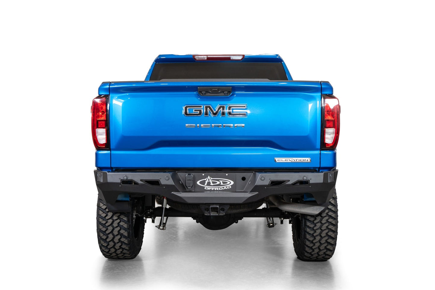 Addictive Desert Designs 2022-2024 Chevy/GMC 1500 Black Label Rear Bumper with OEM sensor and tow hook retention