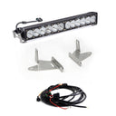 Baja Designs 2018+ Subaru WRX OnX6+ 20in LED Light Bar - Amber with steel mounting brackets and heavy-duty wiring harness