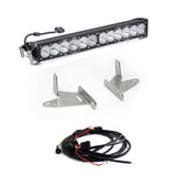 Baja Designs 2018+ Subaru WRX OnX6+ 20in LED Light Bar - Amber with steel mounting brackets and heavy-duty wiring harness