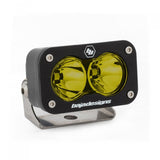 Baja Designs S2 Sport Work/Scene Pattern LED Work Light - Amber with dual LED optics and adjustable stainless steel mounting bracket