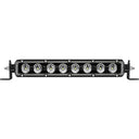 Rigid Industries 10in Radiance Plus SR-Series Single Row LED Light Bar with heavy-duty aluminum housing and 8 backlight options