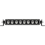 Rigid Industries 10in Radiance Plus SR-Series Single Row LED Light Bar with heavy-duty aluminum housing and 8 backlight options