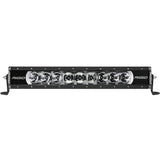 Rigid Industries Radiance+ 20in. RGBW Light Bar with heavy-duty aluminum housing and adjustable RGBW backlight modes for off-road use