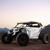 Rigid Industries 40in Radiance Plus SR-Series Single Row LED Light Bar with 8 Backlight Options mounted on lifted off-road UTV