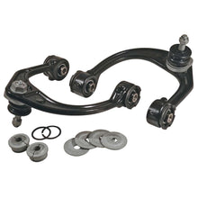 Load image into Gallery viewer, A black adjustable Specialty Products Upper Control Arm Set SPC25460 for Toyota 4Runner (96-02), Tacoma (95-04) and ball joint kit.