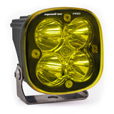 Baja Designs Squadron Pro Work/Scene Pattern Black LED Light Pod - Amber with quad amber lenses and heavy-duty mounting bracket