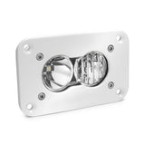Baja Designs S2 Pro Flush Mount Driving Combo Pattern White LED Work Light - Clear with dual reflectors and stainless steel mounting screws