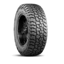 Mickey Thompson Baja Boss A/T - 35x12.50/R17 all-terrain tire mounted on black beadlock wheel for heavy-duty 4x4 use