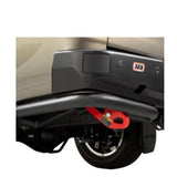 ARB Rear Bar Recovery Point 2814040 for Hilux SR5/Rogue (22-ON) with heavy-duty steel recovery hook red painted