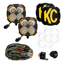 kcl289 KC HiLiTES FLEX ERA 4 - 2-Light Master Kit with wiring harness and switch for off-road lighting upgrades