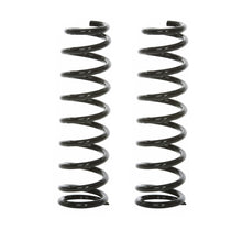 Load image into Gallery viewer, An installation of Old Man Emu Front Coil Springs 2970 for Nissan Patrol Y61 on a white background, designed to optimize ride height.