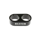 Bilstein B1 Reservoir Clamps - Black Anodized dual-tube clamp for secure mounting of suspension reservoirs on off-road vehicles.