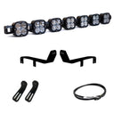 Baja Designs 2017+ Ford Raptor 7 XL Linkable Light Kit with LED pods, mounting brackets, and wiring harness components