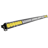 Baja Designs OnX6+ Dual Control 60in Amber/White LED Light Bar with durable black aluminum housing and multi-lens arrays