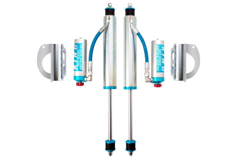 King Shocks Front 2.5 Dia Remote Res Shock w/Adj (Pair) 25001-256A for Toyota Land Cruiser 80 (89-97) - 0-2in Lift