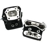 S&S Cycle 84-99 BT Performance Replacement Low Compression 82cc Cylinder Heads - Wrinkle Black