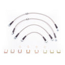 Jimny JB64W/74W Brake Line Kit - 3" extended length by Mudify with reinforced stainless steel braided lines and fittings