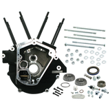 S&S Cycle 92-99 BT w/ 3-5/8 Bore Super Stock Alternator Style Crankcase - Wrinkle Black
