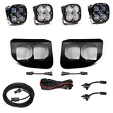 Baja Designs Ford Super Duty (20-On) Fog Lights Dual FPK SAE/Sport DC Baja Designs with LED pods, bezels, and wiring harnesses