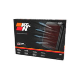 K&N High-Flow Original Lifetime Engine Air Filter 33-2144 for 2003-2009 Lexus GX470, Toyota 4Runner, Tundra with high-performance filtration media