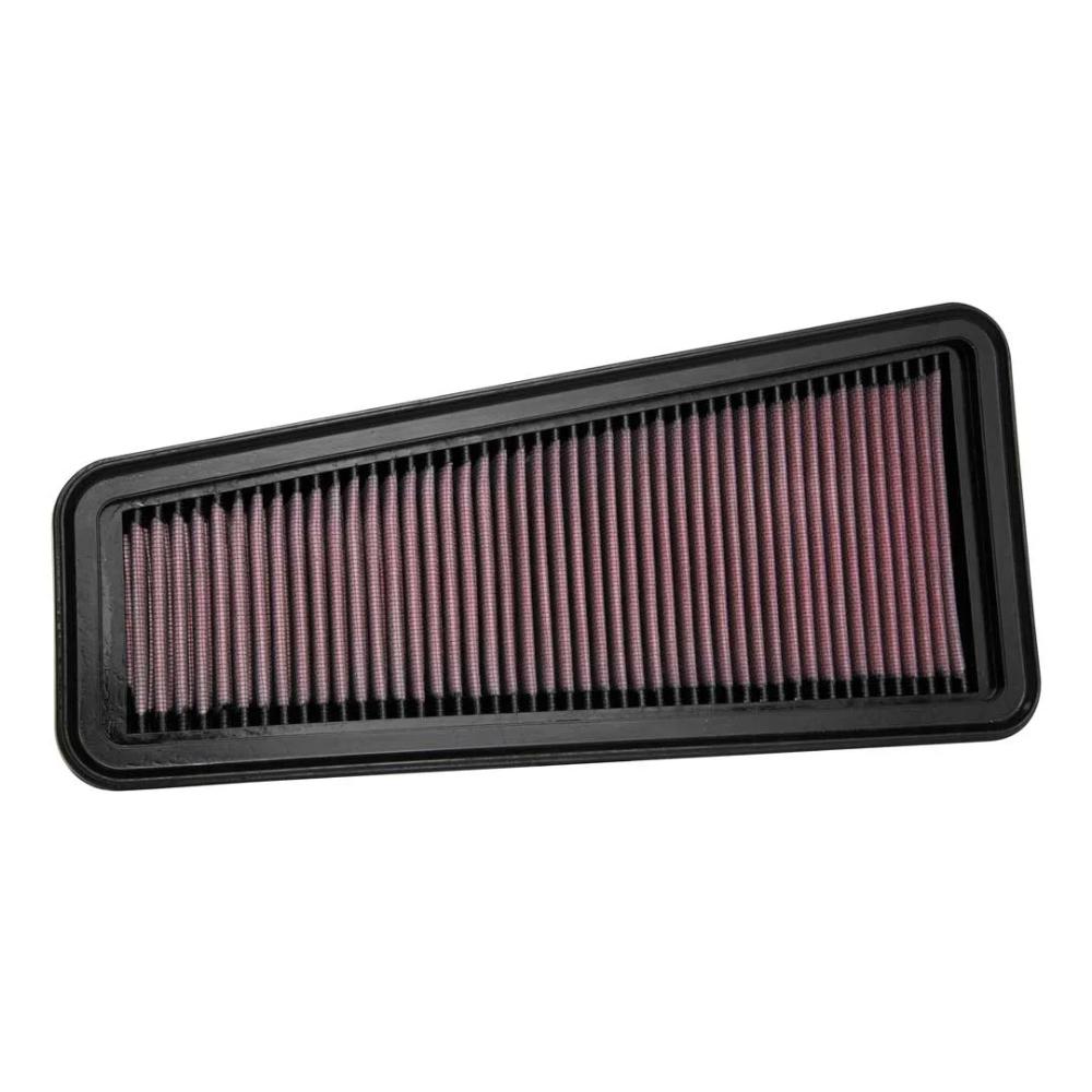 K&N High-Flow Original Lifetime Engine Air Filter 33-2281 for Toyota 4Runner, Tacoma, Tundra, FJ Cruiser with premium filtration media