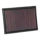 K&N High-Flow Original Lifetime Engine Air Filter 33-2438 for Toyota 4Runner, FJ Cruiser, Lexus GX460 with durable, high-performance media
