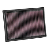 K&N High-Flow Original Lifetime Engine Air Filter 33-2438 for Toyota 4Runner, FJ Cruiser, Lexus GX460 with durable, high-performance media