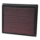 K&N High-Flow Original Lifetime Engine Air Filter 33-5017 for Toyota Tacoma, Tundra with high-performance reusable media