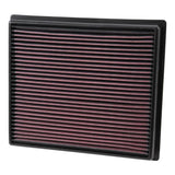 K&N High-Flow Original Lifetime Engine Air Filter 33-5017 for Toyota Tacoma, Tundra with high-performance reusable media